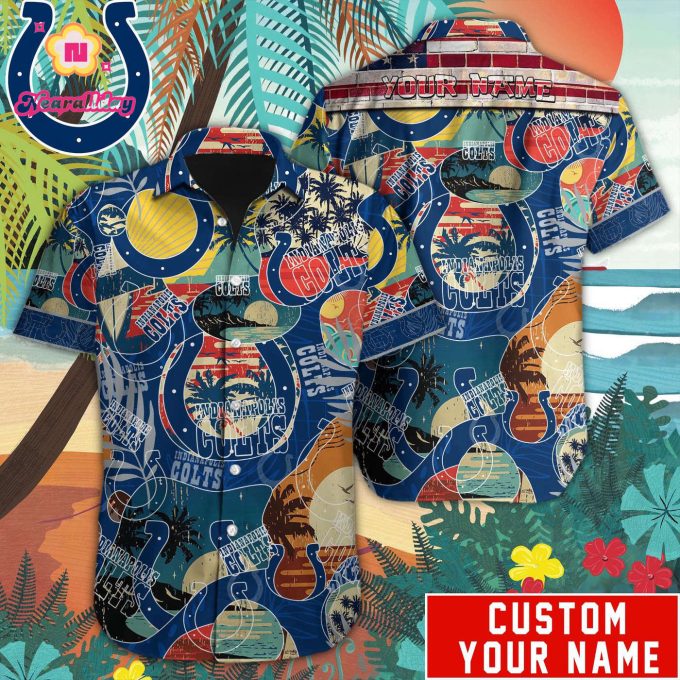 Indianapolis Colts NFLCustom Hawaiian shirt Gift