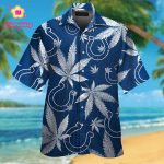 Indianapolis Colts Short Sleeve Button Up Tropical Aloha Hawaiian Shirt Set for Men Women Kids Gift