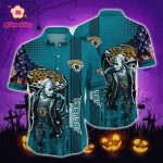 Jacksonville Jaguars Halloweenaloha shirt,halloween hawaiian shirts,hawaiian shirts for men,hawaiian shirts for women