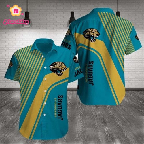 Jacksonville Jaguars Hawaiian Shirts Pattern Stripe