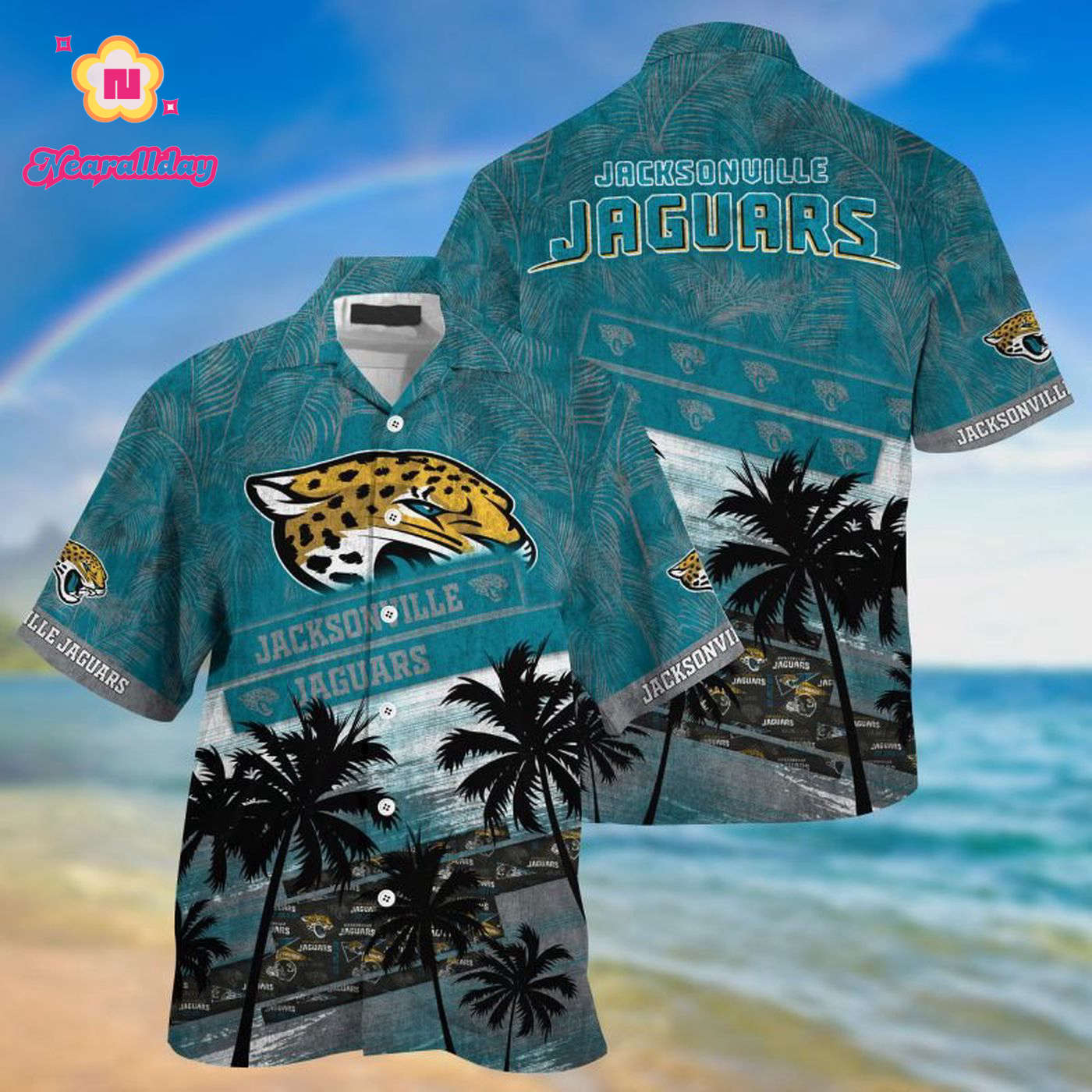 Jacksonville Jaguars NFL Trending Summer Hawaiian Shirt Jacksonville Jaguars NFL Trending Summer Hawaiian Shirt
