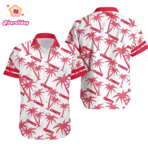 Kansas City Chiefs Coconut Tree NFL Gift For Fan Hawaii Shirt and Shor