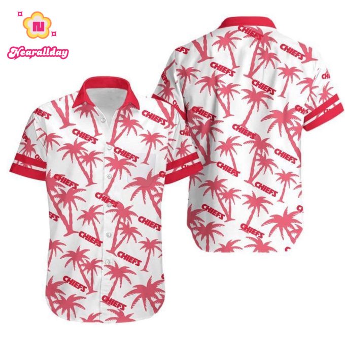 Kansas City Chiefs Coconut Tree NFL Gift For Fan Hawaii Shirt and Shor