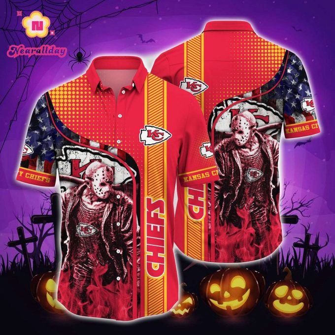 Kansas City Chiefs Halloweenaloha shirt,halloween hawaiian shirts,hawaiian shirts for men,hawaiian shirts for women