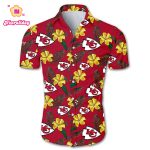 Kansas City Chiefs Hawaiian Shirt Floral Button Up