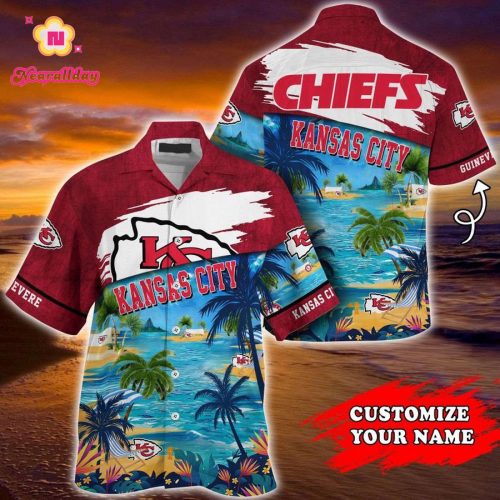 Kansas City Chiefs NFL Customized Summer Hawaiian Shirt