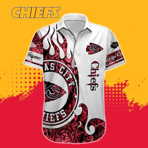 Kansas City Chiefs NFL Printed Hawaiian Shirt Custom Gift