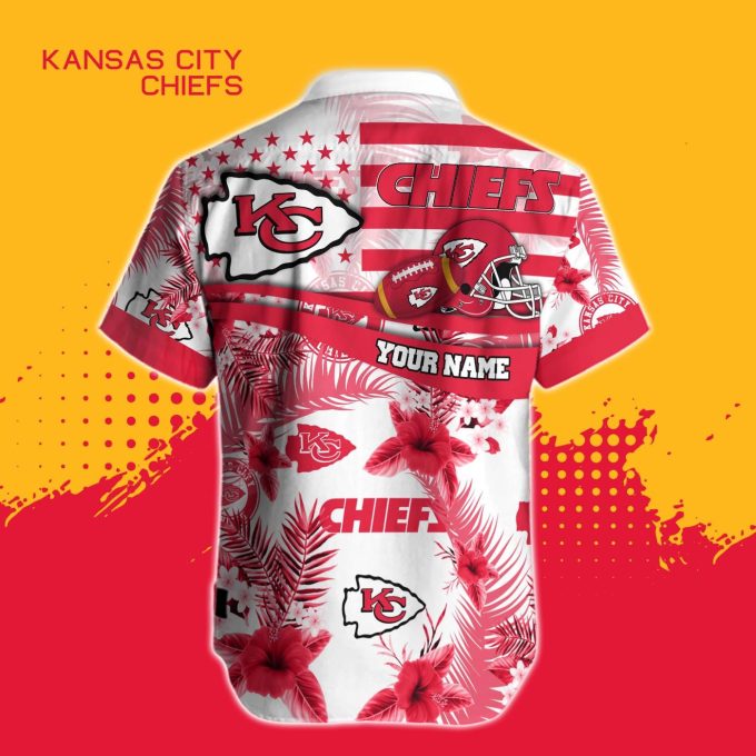 Kansas City Chiefs NFL Printed Hawaiian Shirt Custom Gift