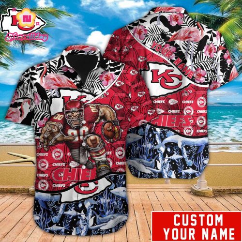 Kansas City Chiefs NFL Printed Hawaiian Shirt Custom Gift