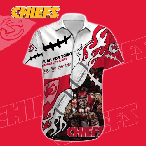 Kansas City Chiefs NFL Printed Hawaiian Shirt Custom Gift