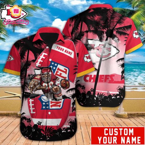 Kansas City Chiefs NFL Printed Hawaiian Shirt Custom Gift
