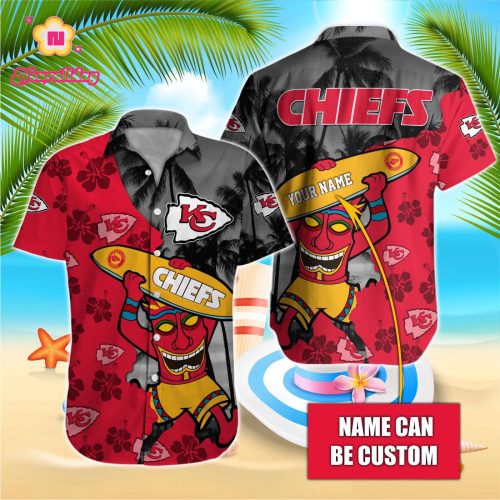 Kansas City Chiefs NFL Printed Hawaiian Shirt Custom Gift