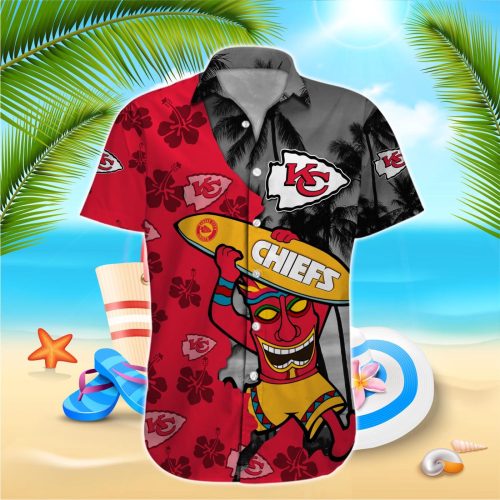 Kansas City Chiefs NFL Printed Hawaiian Shirt Custom Gift