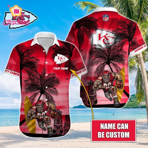 Kansas City Chiefs NFL Printed Hawaiian Shirt Custom Gift