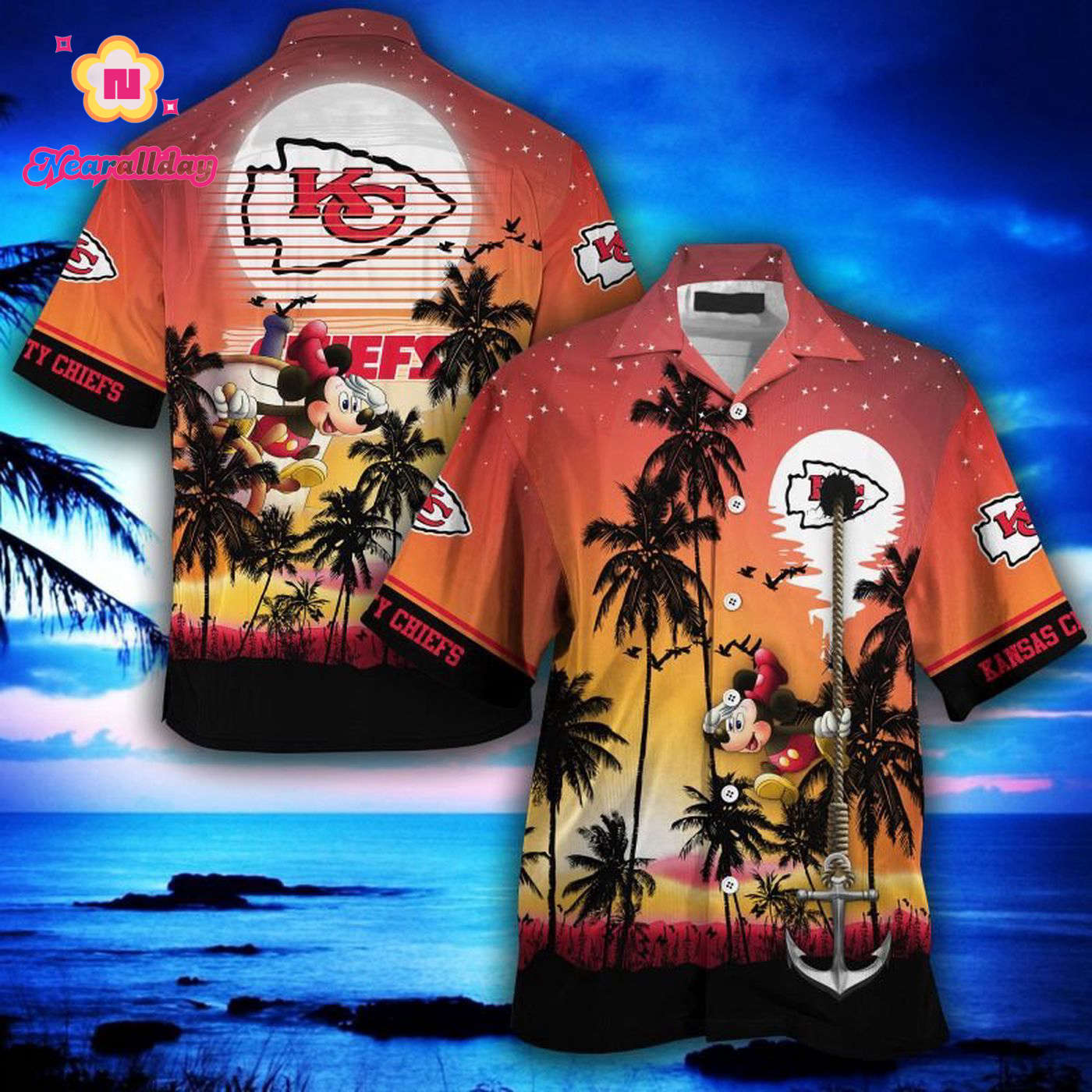 Kansas City Chiefs NFL Summer Hawaiian Shirt Kansas City Chiefs NFL Summer Hawaiian Shirt