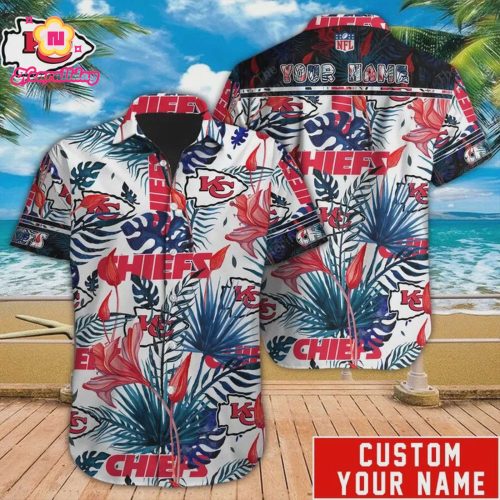 KANSAS CITY CHIEFS NFLHAWAIIAN SHIRT CUSTOM NFL TL01