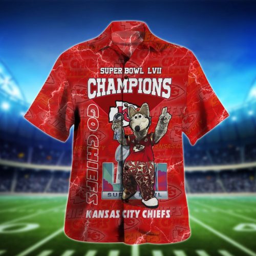 Kansas City Chiefs SuperBowl Champions LVII Febuary 12 2023 hawaiian shirt