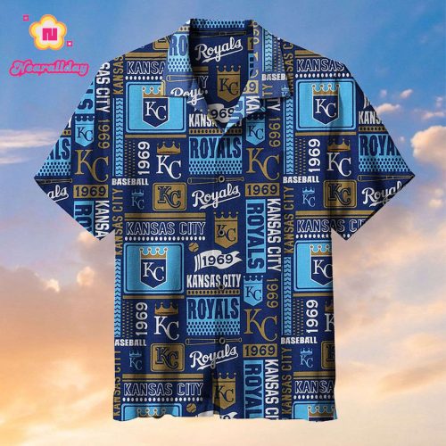 Official Kansas City Royals Hawaiian Shirt - Baseball Team Fan Gear