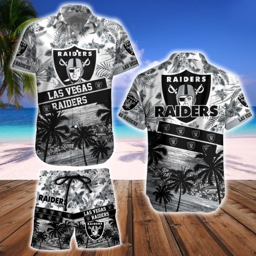 Las Vegas Raiders Hawaiian Shirt And Beach Short – Gift for Men Women