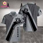 Las Vegas Raiders Hawaiian Shirts Pattern Stripe