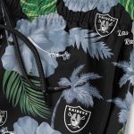 Las Vegas Raiders Nfl Color Hibiscus Button Up Hawaiian Shirt