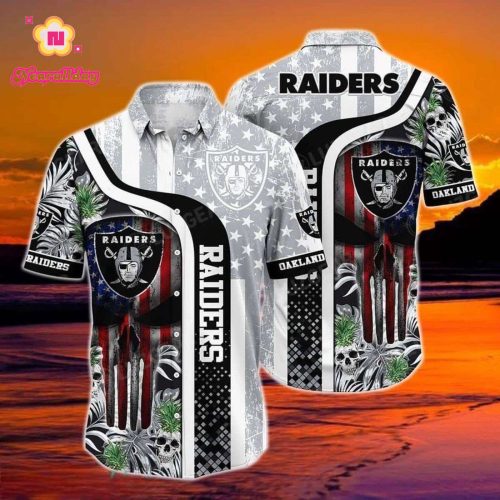 Las Vegas Raiders NFL Football Hawaiian Shirt GK