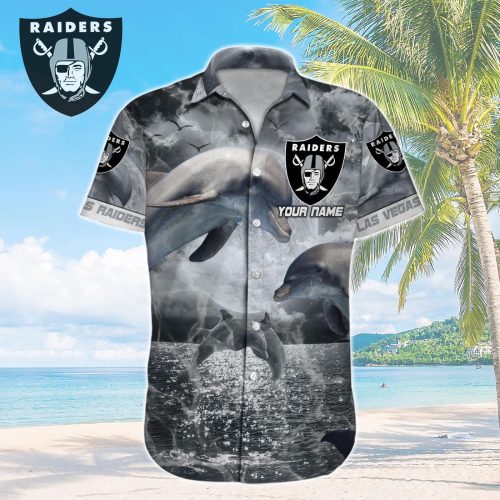 Las Vegas Raiders NFL Printed Hawaiian Shirt Custom Gift