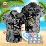 Las Vegas Raiders NFL Printed Hawaiian Shirt Custom Gift
