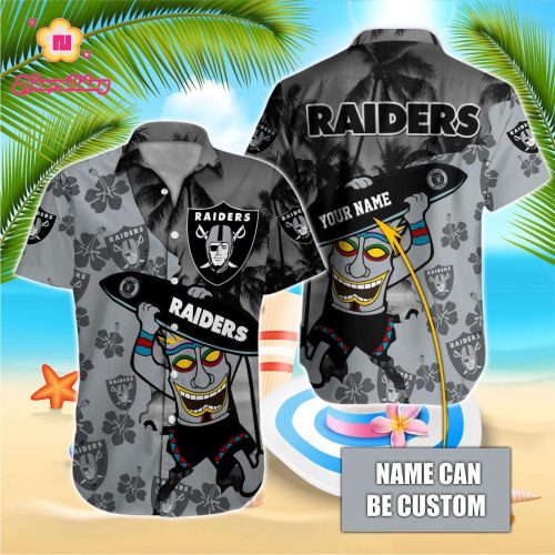 Las Vegas Raiders NFL Printed Hawaiian Shirt Custom Gift