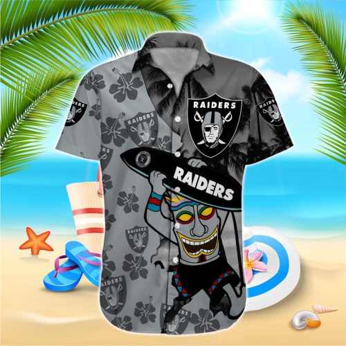 Las Vegas Raiders NFL Printed Hawaiian Shirt Custom Gift