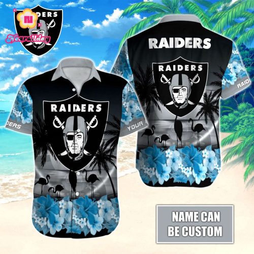 Las Vegas Raiders NFL Printed Hawaiian Shirt Custom Gift