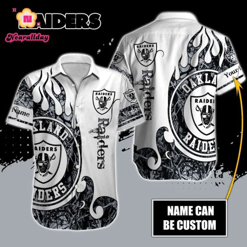 Las Vegas Raiders NFL Printed Hawaiian Shirt Custom Gift