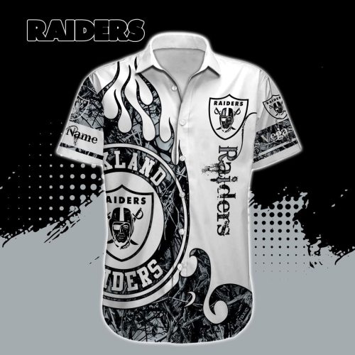 Las Vegas Raiders NFL Printed Hawaiian Shirt Custom Gift