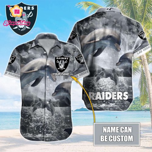 Las Vegas Raiders NFL Printed Hawaiian Shirt Custom Gift