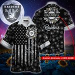 Las Vegas Raiders NFLHawaii Shirt Sunflower Custom Your Nickname,Kids Name Best Gift For Mother Day,Father Day  Gift