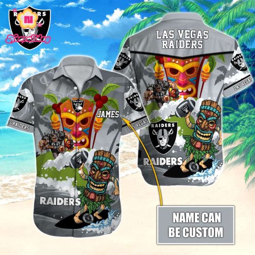 Las Vegas Raiders NFLHawaiian shirt Custom Gift