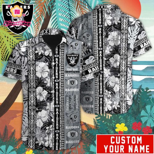 Las Vegas Raiders NFLHawaiian shirt Custom Gift
