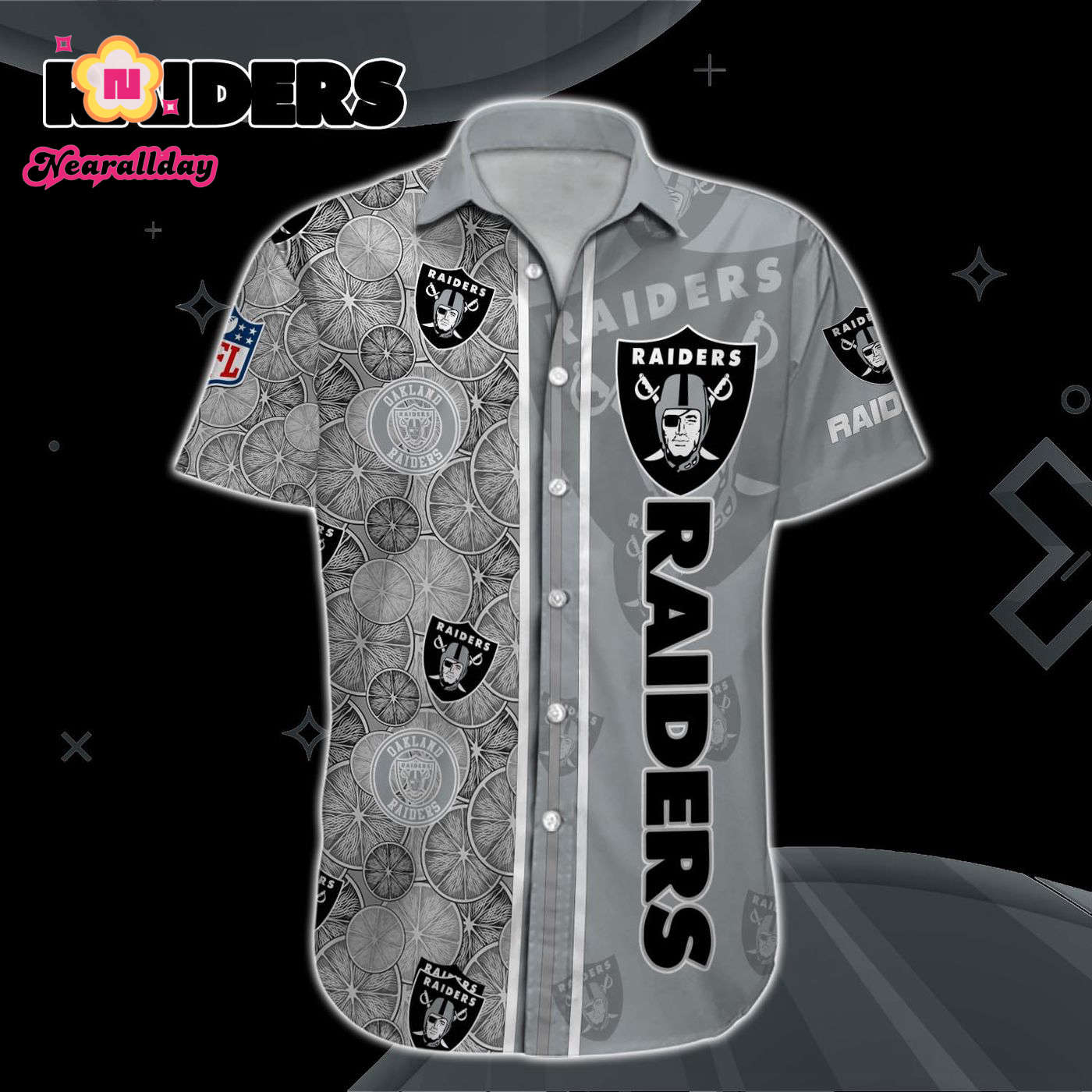 Las Vegas Raiders NFLHawaiian shirt Custom Gift Las Vegas Raiders NFLHawaiian shirt Custom Gift