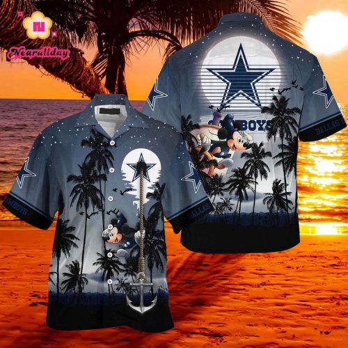 Limited Dallas Cowboys Mickey Starry Night Hawaiian Shirt