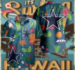 Limited Dallas Cowboys Tropical Vegetables Pattern Hawaiian Shirt