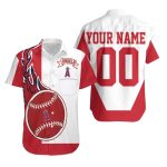 Custom Los Angeles Angels 3D Hawaiian Shirt – Personalized MLB Fan Apparel