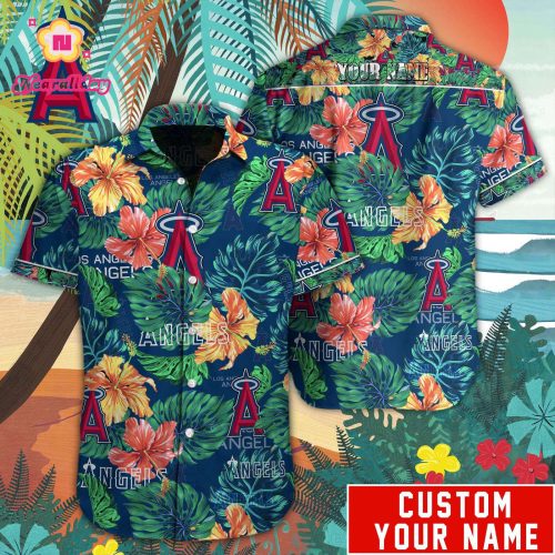 Los Angeles Angels MLB Custom Hawaiian Shirt - Officially Licensed Gear