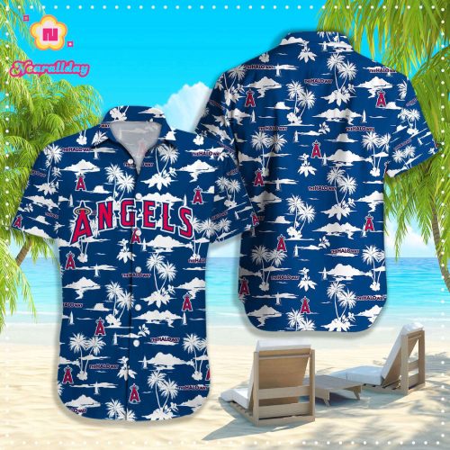 Los Angeles Angels MLB Hawaiian Shirt - Officially Licensed Team Apparel
