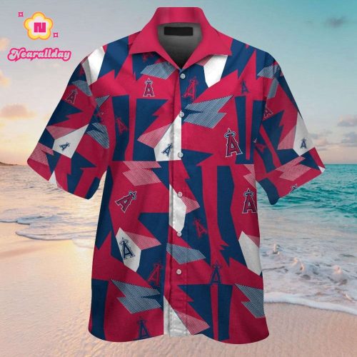Los Angeles Angels Tropical Hawaiian Shirt Set for Men Women Kids – MTE07