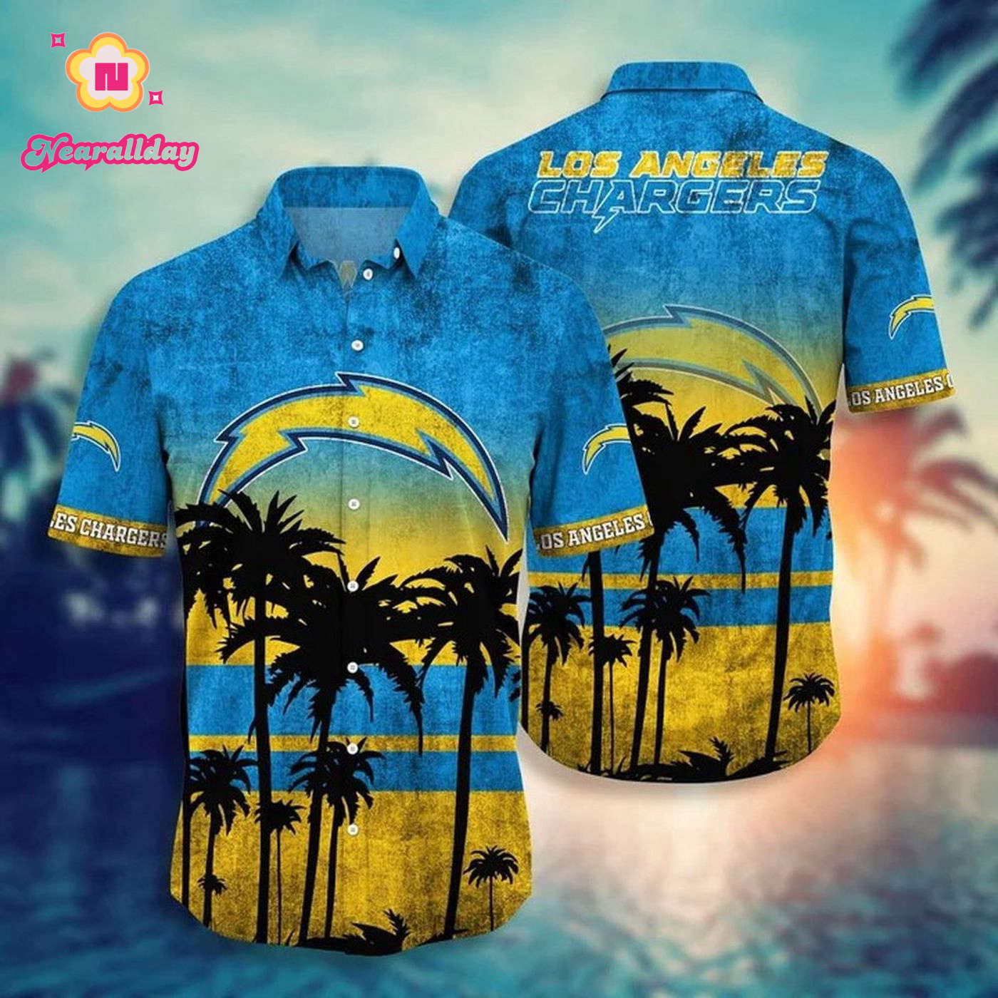 Los Angeles Chargers Blue Color LA Team Limited Tshirt Hawaiian Shirt Los Angeles Chargers Blue Color LA Team Limited Tshirt Hawaiian Shirt