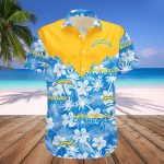 Los Angeles Chargers Hawaii Shirt Set Tropical Seamless NFL