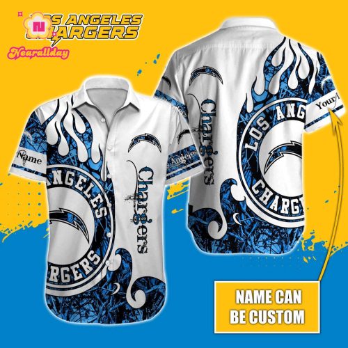 Los Angeles Chargers NFL Printed Hawaiian Shirt Custom Gift