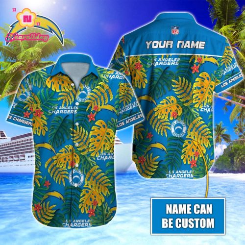 Los Angeles Chargers NFL Printed Hawaiian Shirt Custom Gift