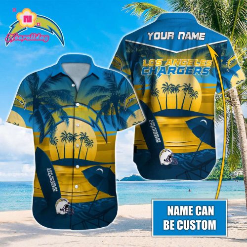 Los Angeles Chargers NFL Printed Hawaiian Shirt Custom Gift
