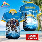 Los Angeles Chargers NFL Printed Hawaiian Shirt Custom Gift